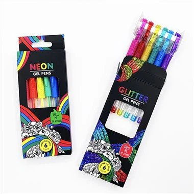 Pena Gel dengan Kotak Warna