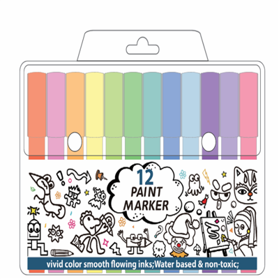 12 pcs spidol cat akrilik untuk batu